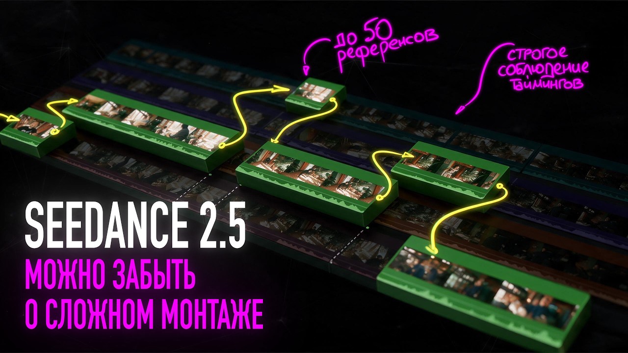 SeeDance 2.5 &ndash; Забудь о сложном монтаже генераций!