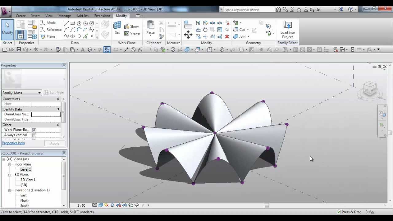 Felix Candela em Revit é assim?