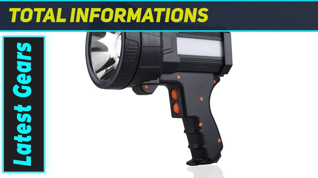 Best Spotlight Flashlight? YIERBLUE 1000000 LM Spotlight