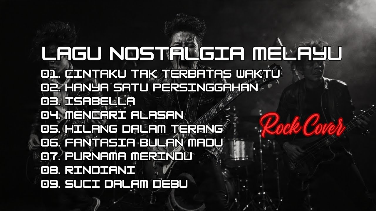 Lagu Lawas Malaysia Versi Rock 🤘 Kompilasi Cover Rock Melayu (Vokal Pria) 🔥🔥🔥