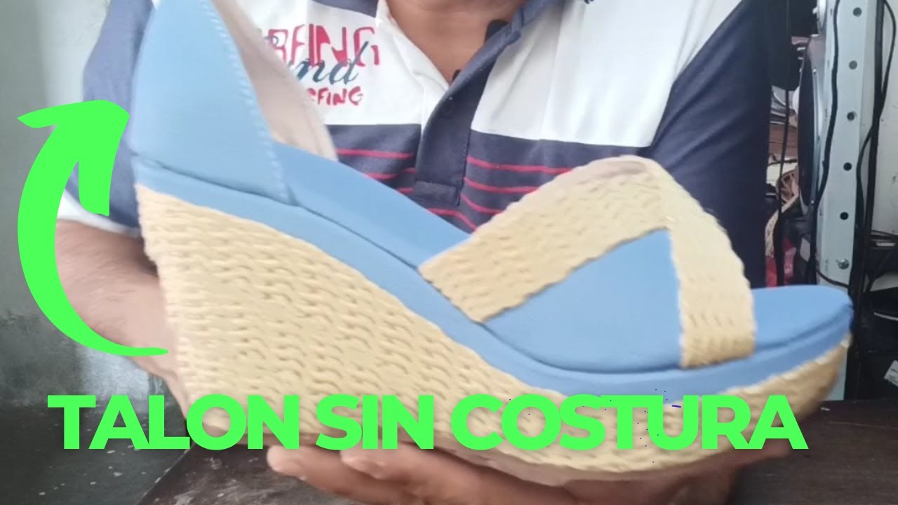 Como hacer talon serrado sin costura y pegado