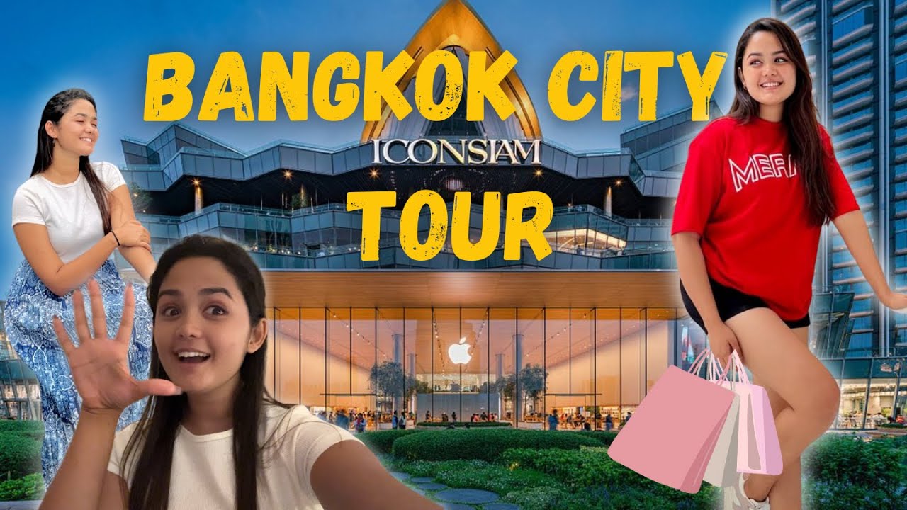 Bangkok වල ලොකුම shopping mall එකට යමුද?🤭🛍️| City Tour in bangkok 🇹🇭| boat එකෙත් යන්න වුනා😭