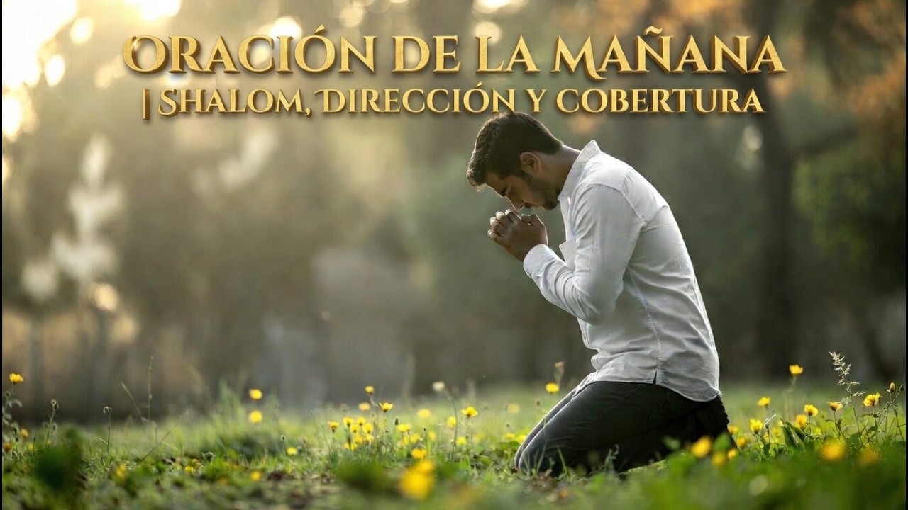 ORACIÓN DE LA MAÑANA | SHALOM, DIRECCIÓN Y COBERTURA #oraciondelamañana #oracion #proteccióndivina