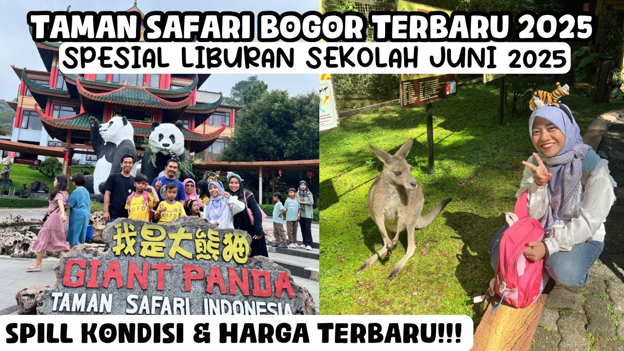 TAMAN SAFARI BOGOR TERBARU 2025 | HARGA TIKET MASUK TAMAN SAFARI BOGOR 2025 | WISATA PUNCAK BOGOR