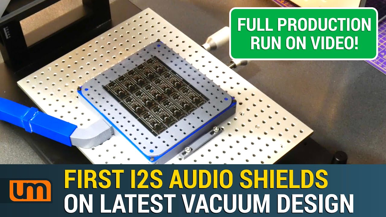 First I2S Audio Shields using my latest vacuum design