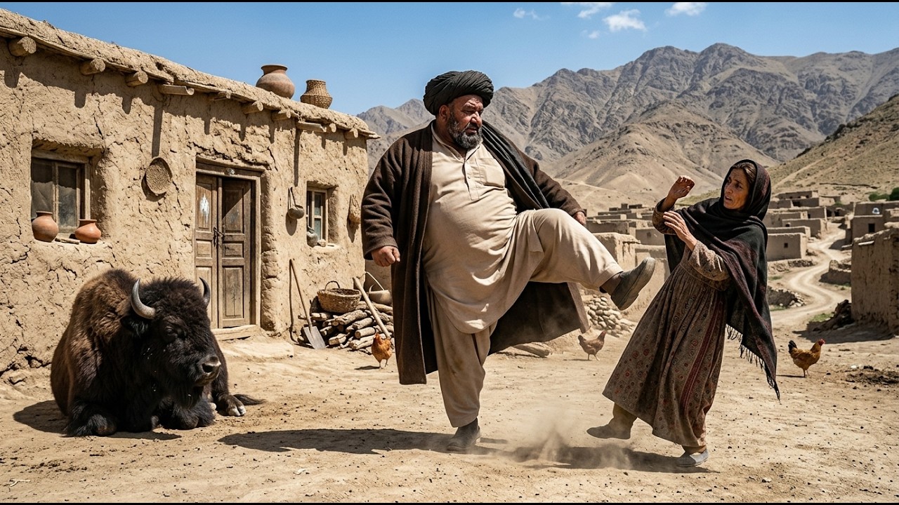 The Peaceful Life of a 60-Year-Old Couple in Afghanistan: Growing and Harvesting Bananas