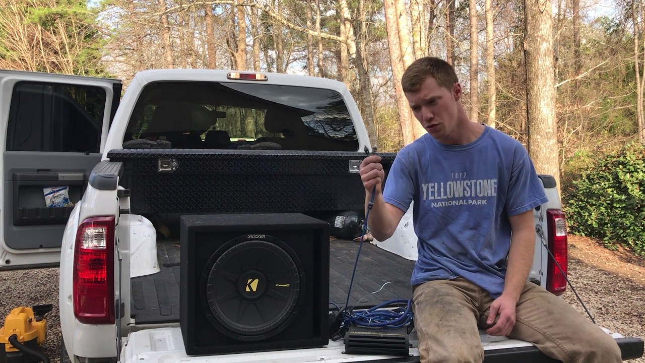 Installing a Sub in my F250 with a Stock Stereo