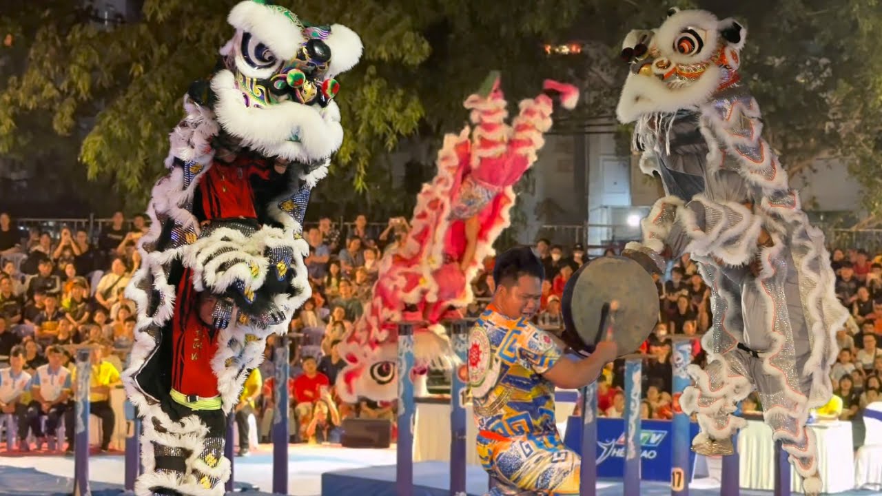 Múa Lân Nhảy Mai Hoa Thung Hay Nhất 2025 / Giải Lân Sư Rồng Cúp Chợ Lớn HTV Quận 5