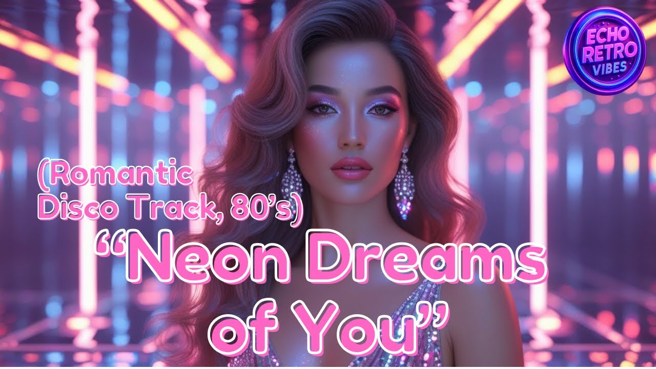 “Neon Dreams of You” (Romantic Disco Track, 80’s) (Official Music Video) 
