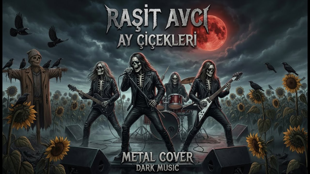 Raşit Avcı - Ay &Ccedil;i&ccedil;ekleri (Metal Cover | DarkMusic)
