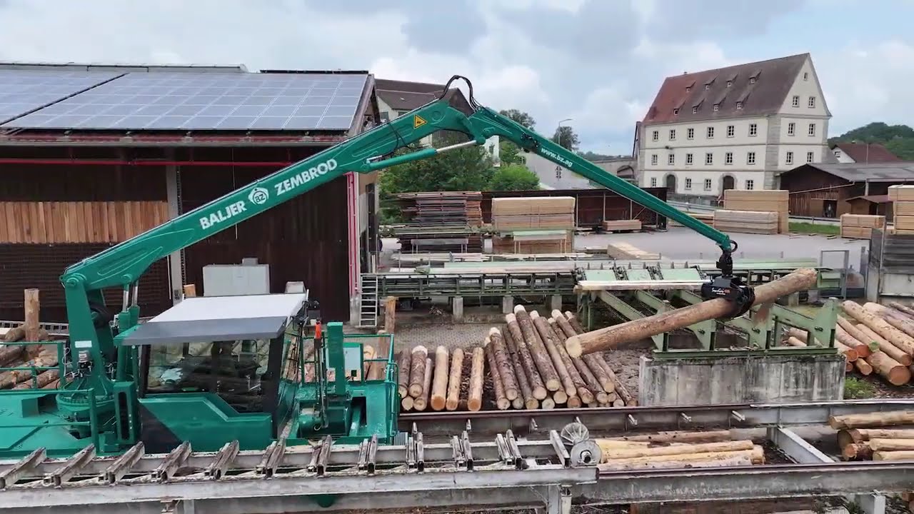 Rundholzsortier- und Transportwagen RSTW mit 