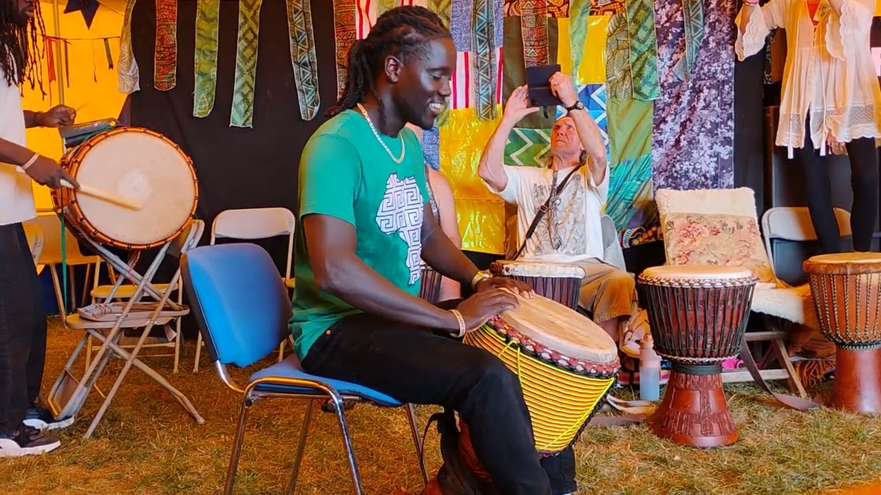 Mohammed Gueye at Drum Camp 2025