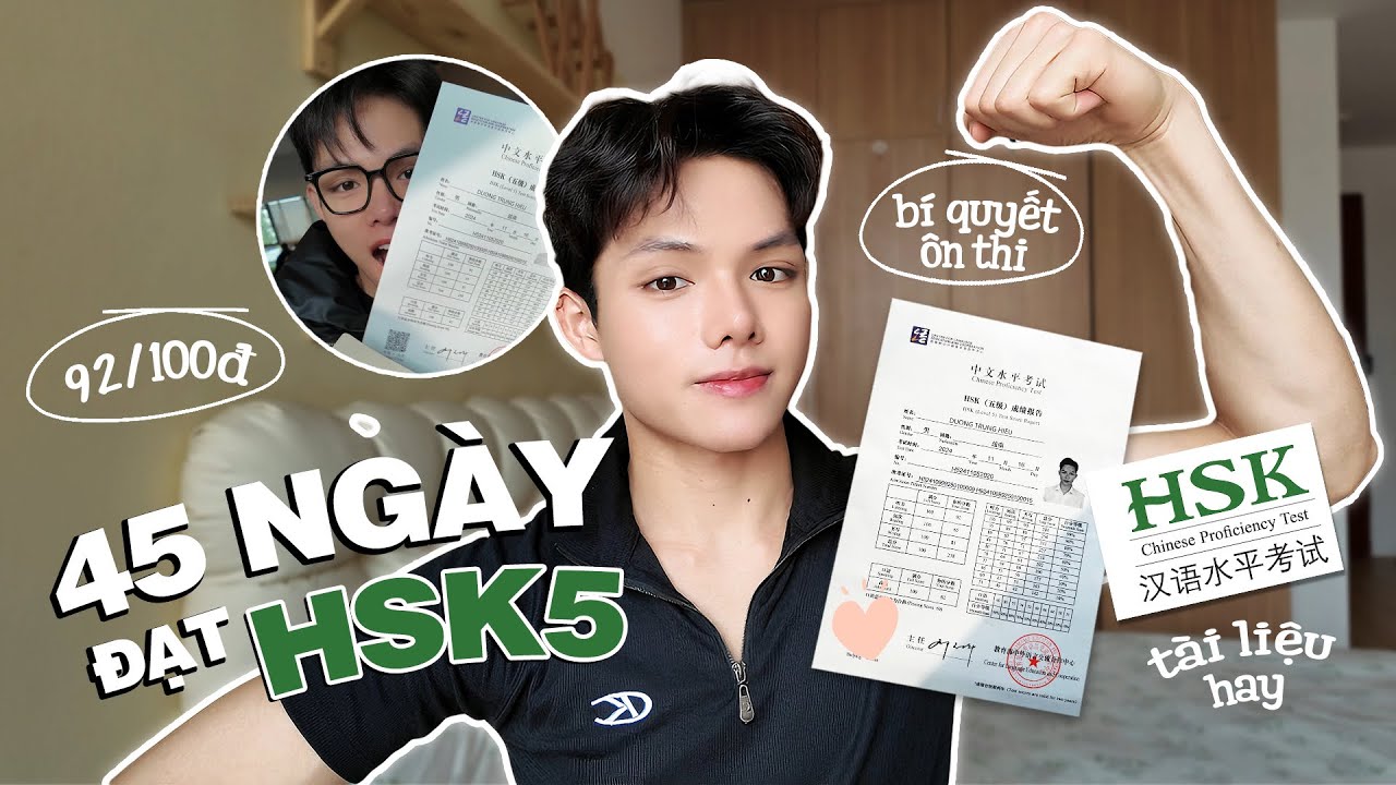 “VƯỢT CẠN” THẦN TỐC để đạt HSK5 - HSKK CAO CẤP | Tip ôn tập, tài liệu hay | Du học Trung Quốc 🇨🇳