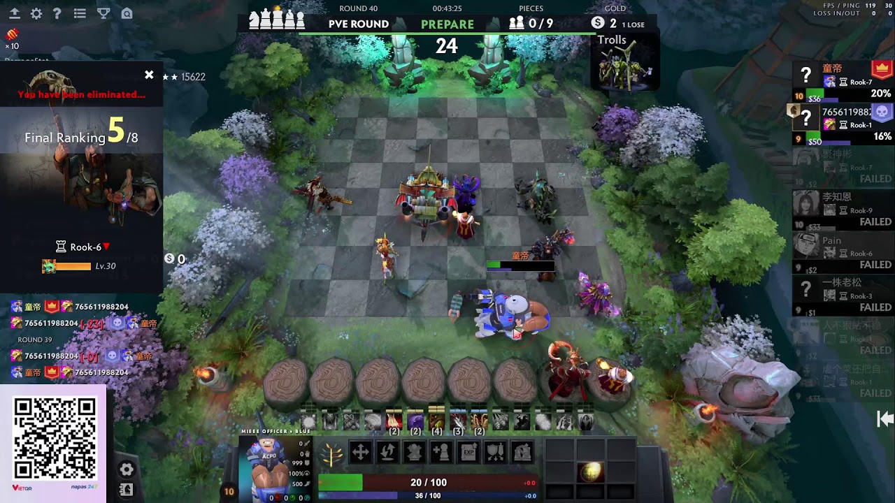 Pain Dota2 autochess