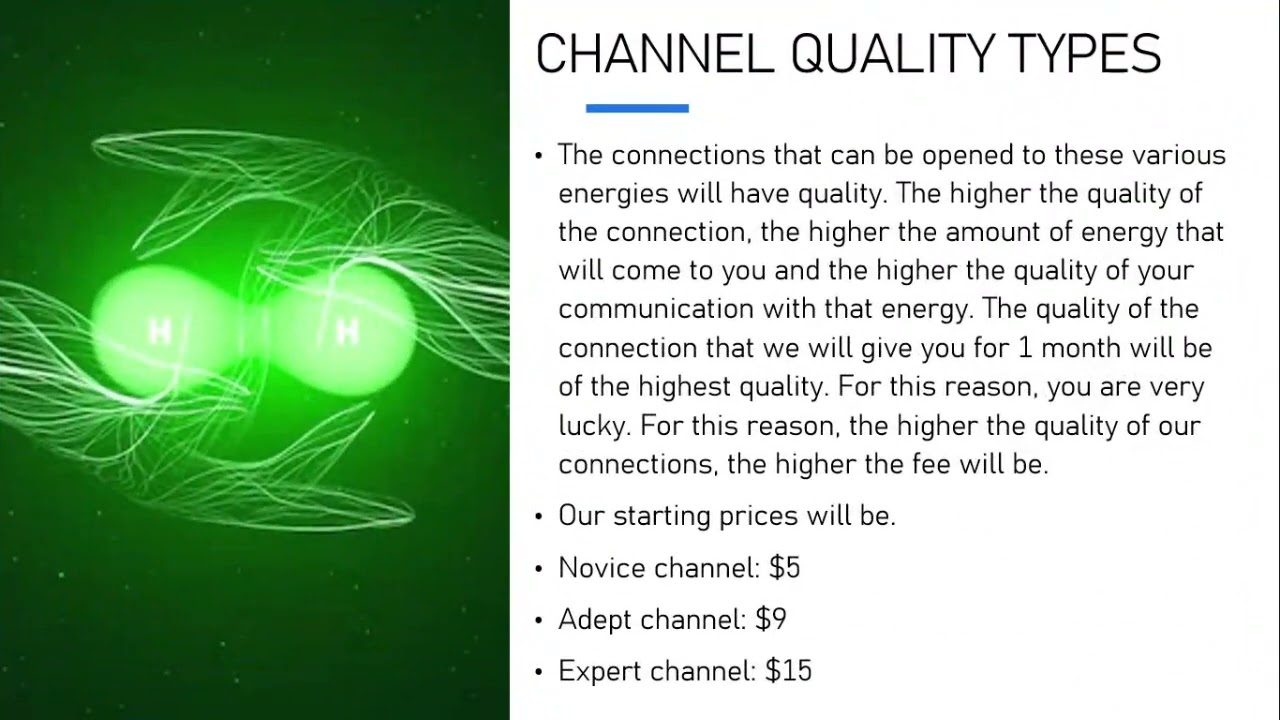 Energy Channeling 2. Entry