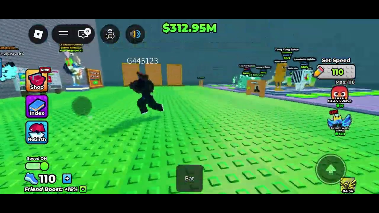 ￼ Escape from tsunami to get Lucky blocks with Carl and Lexi