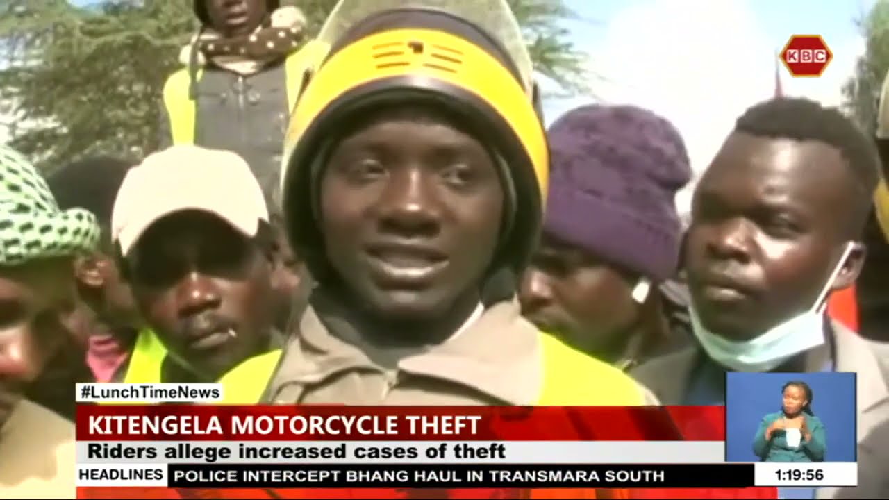 Mystery in Kitengela after stolen motorcycle is seen moving on its own before parking along the road