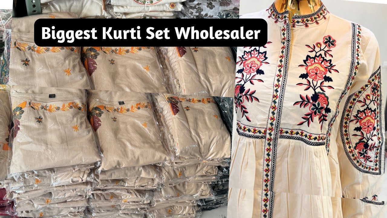 BIGGEST KURTI MANUFACTURER OF JAIPUR | RAJ MAHAL SUPPER KURTI PANT DUPATTA SET WHOLESALE PRICE