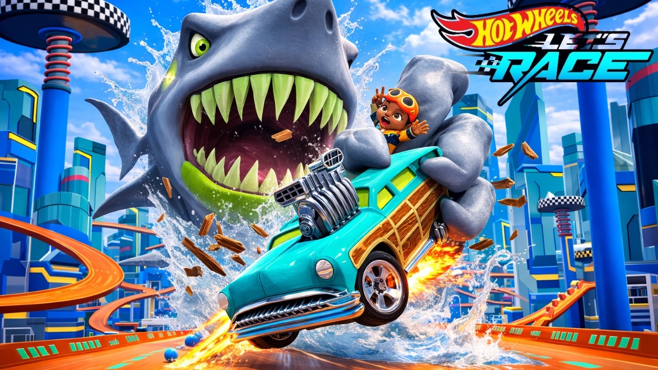 Hot Wheels Let's Race Ultimate Speed: Unlimited Racing and Beat The Boss Shark
