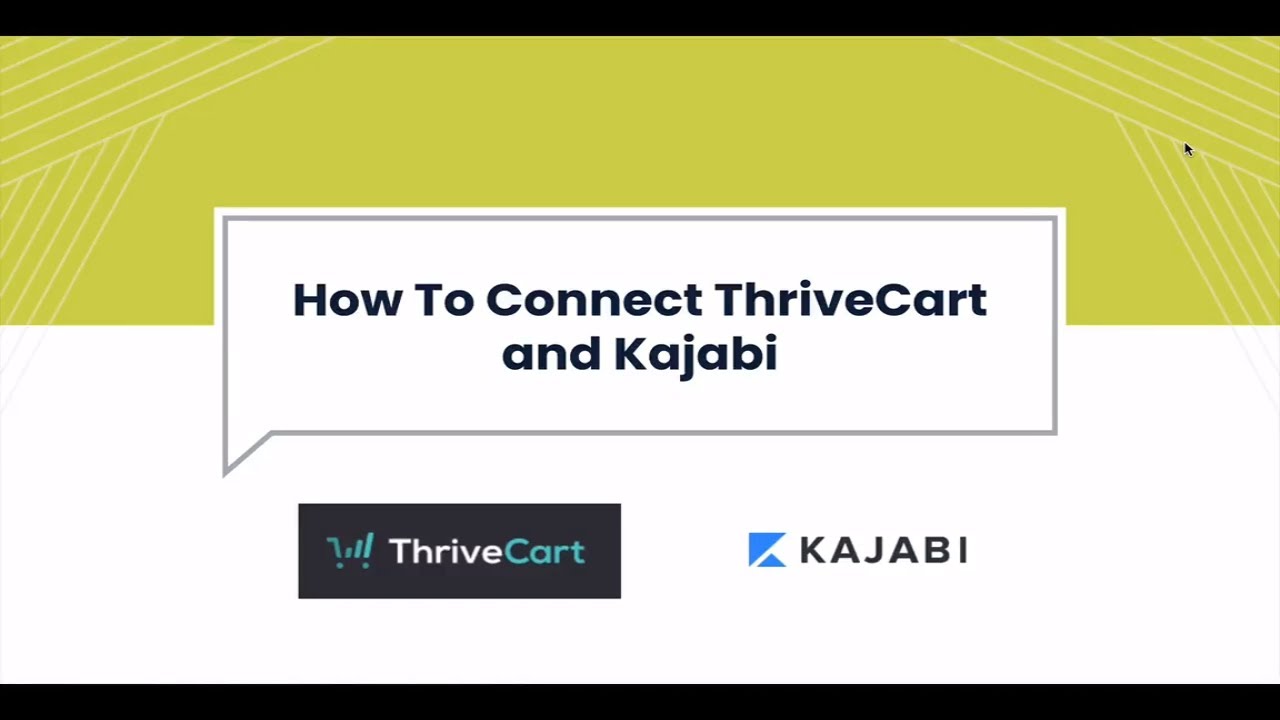 How to Integrate ThriveCart with Kajabi