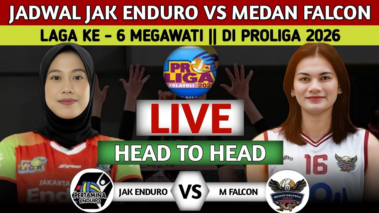 RESMI LIVE MOJI TV GRATIS! INILAH JADWAL JAK PERTAMINA ENDURO VS MEDAN FALCON DI PROLIGA 2025