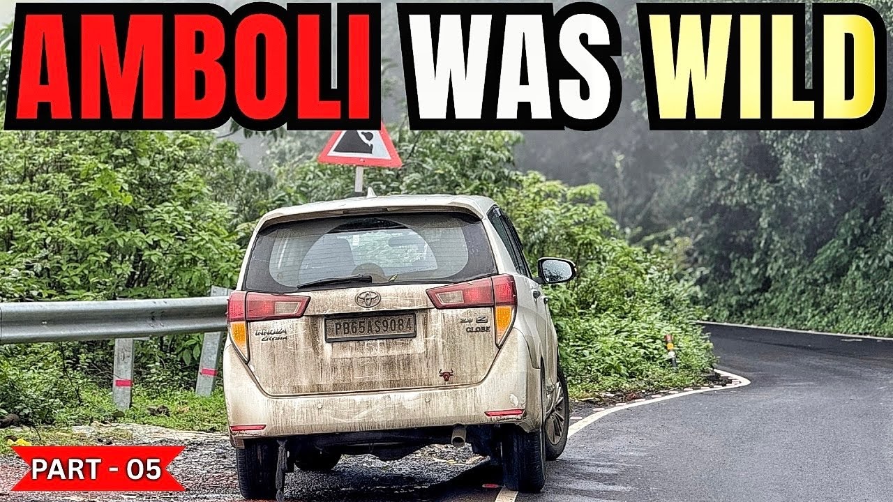 INSANE AMBOLI GHAT DRIVE 😱 | CRAZIEST GHAT EVER | INNOVA CHALI GOA