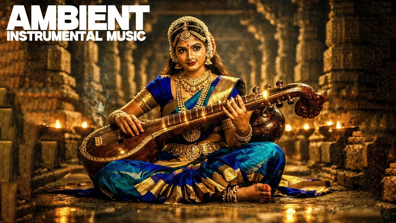 Tranquil Classical Sitar – Indian Instrumental Music for Relaxation & Spiritual Renewal