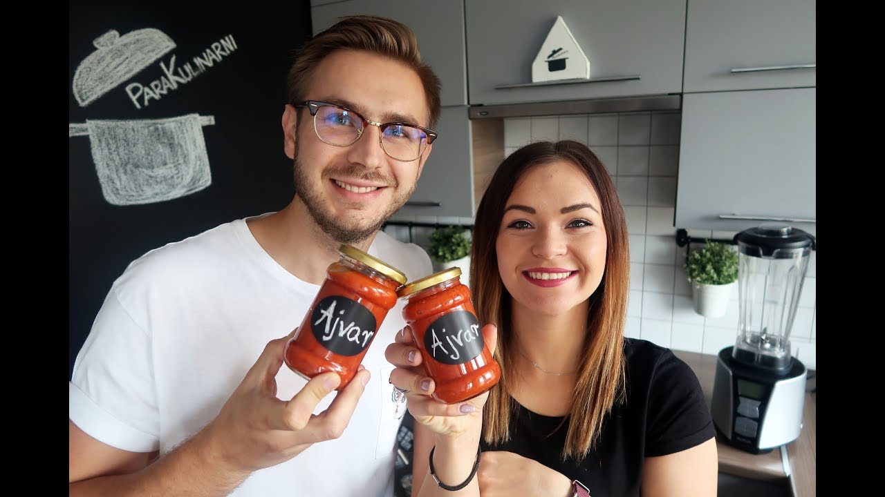 PRZETWORY: Ajvar - pasta warzywna z papryki i bakłażanów