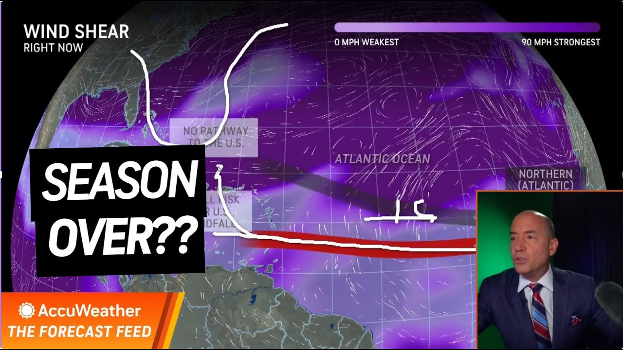 Лента прогнозов: закончился ли сезон ураганов в Атлантике?