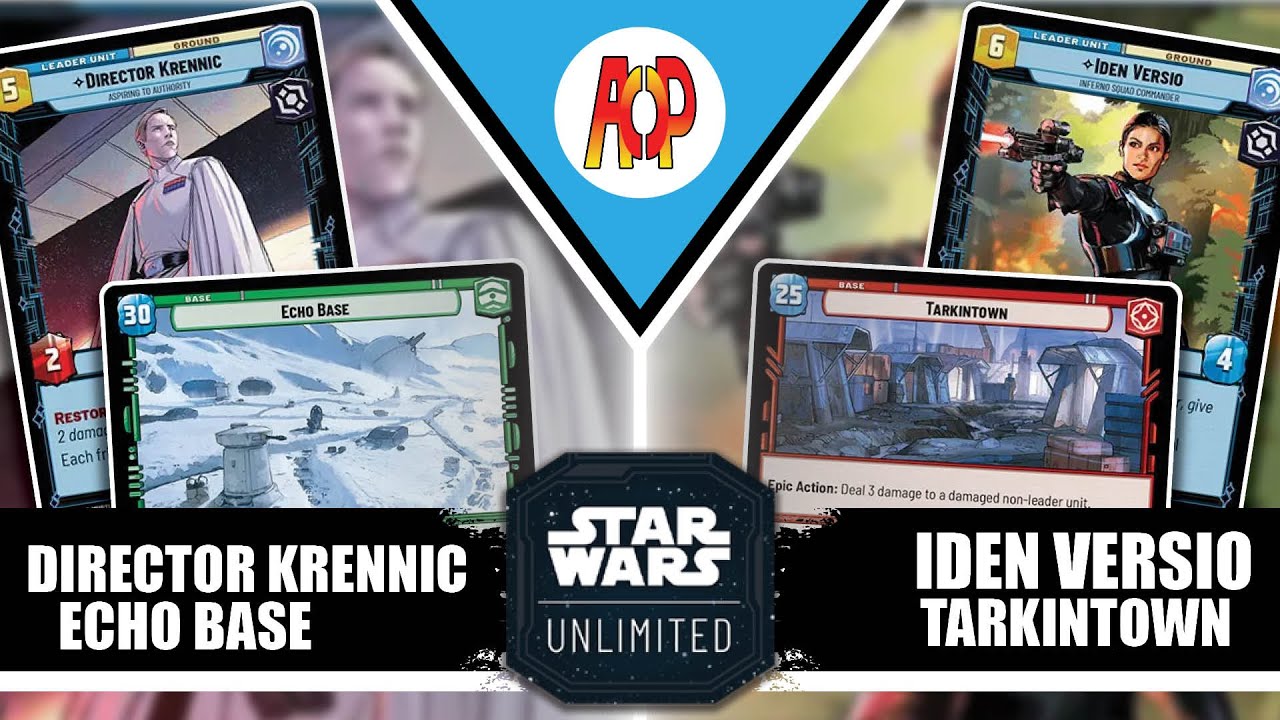 Director Krennic Command vs Iden Aggression | Star Wars Unlimited