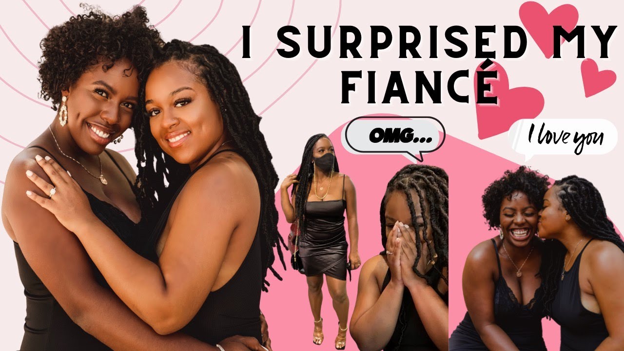 I SURPRISE MY FIANCE| ROMANTIC LESBIAN WEEKEND DATE| HOUSE OF K