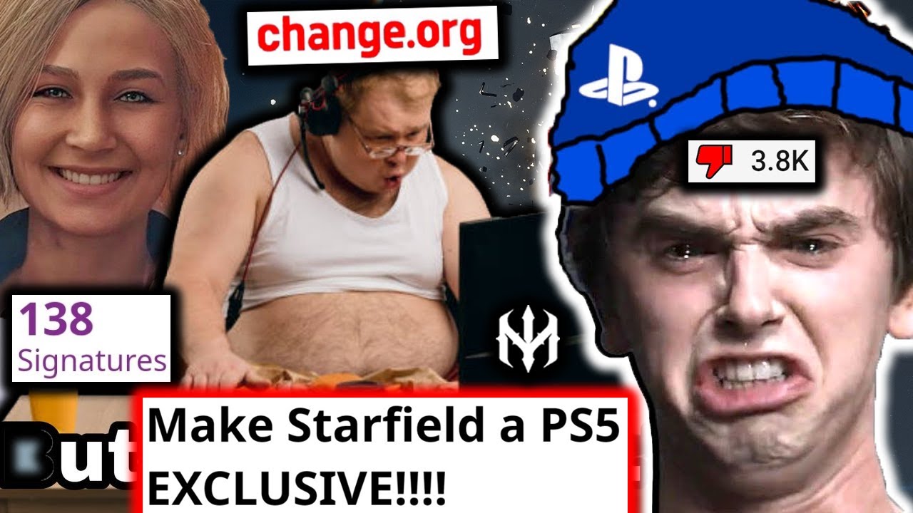 This PlayStation Fanboy LOSES HIS MIND And Creates Petition Port-Begging For Starfield on PS5!