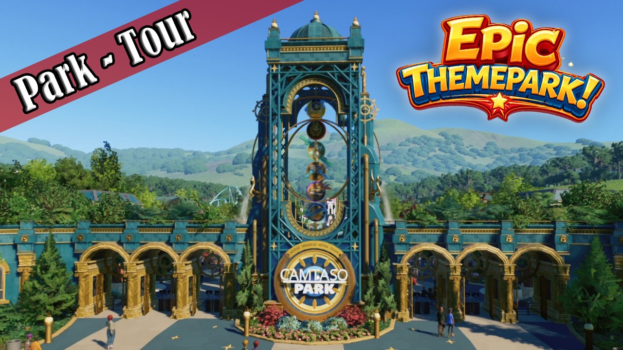 EPIC Themepark! Camtaso Park | Planet Coaster 2 (made by YannBK1608) [Park-Tour]