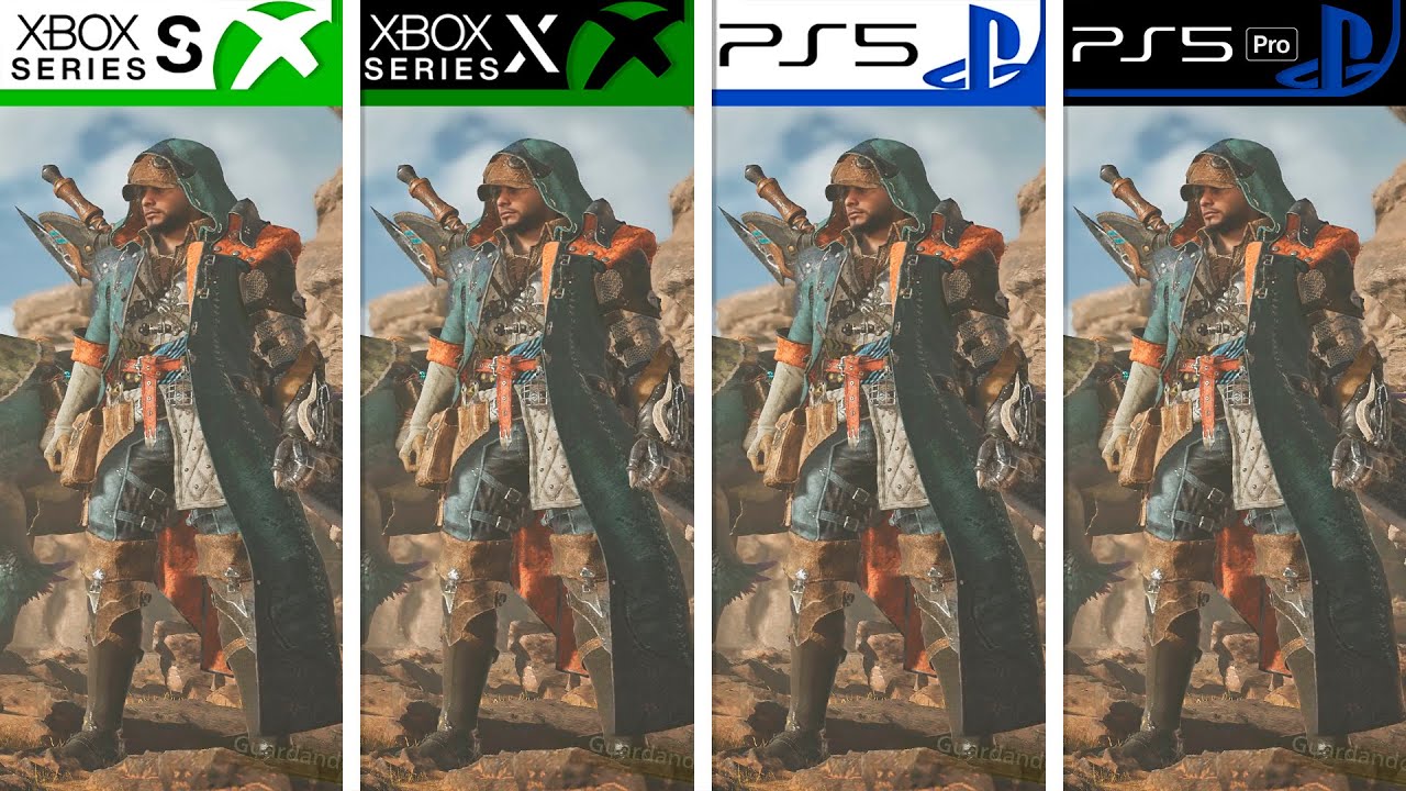 Monster Hunter Wilds | Xbox Series S/X - PS5 - PS5 Pro | Graphics Comparison