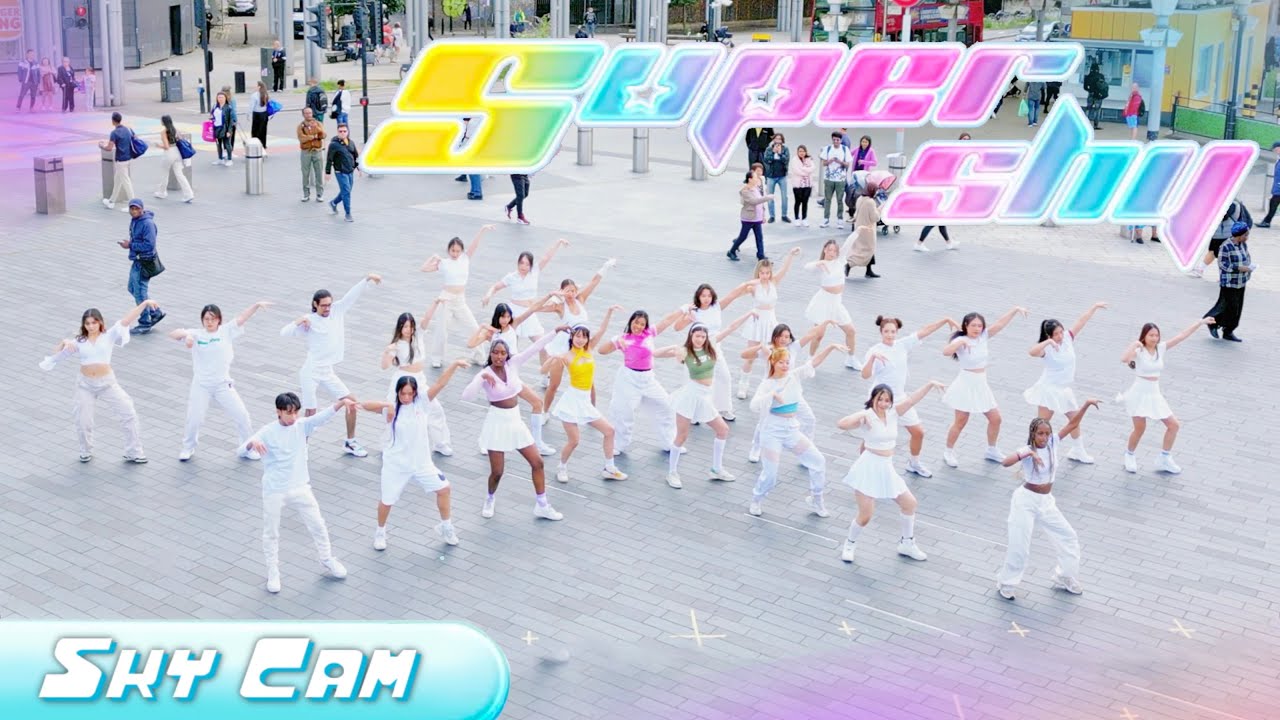 [KPOP IN PUBLIC｜SKY CAM] NewJeans (뉴진스) - Super Shy | Dance Cover in LONDON