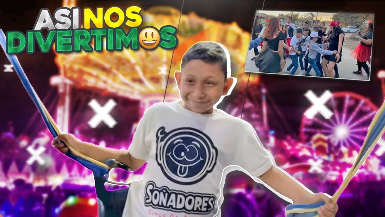 FUIMOS A UN MINI CARNAVAL 🎉🚀 Y A LOS JUEGOS MECÁNICOS CON LOS SOÑADORES 🔥/ ponchuelas arce