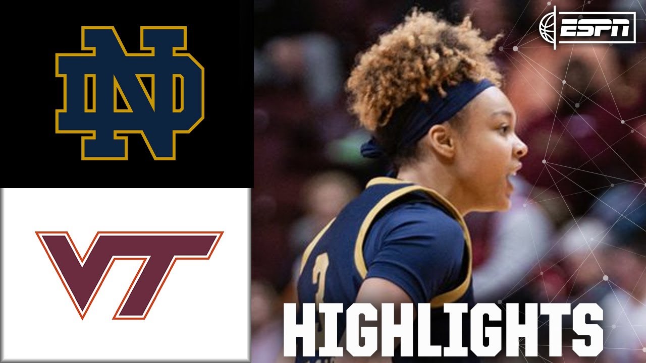 HILDAGO DROPS 30 😳 Notre Dame Fighting Irish vs. Virgina Tech Hokies | Full Game Highlights