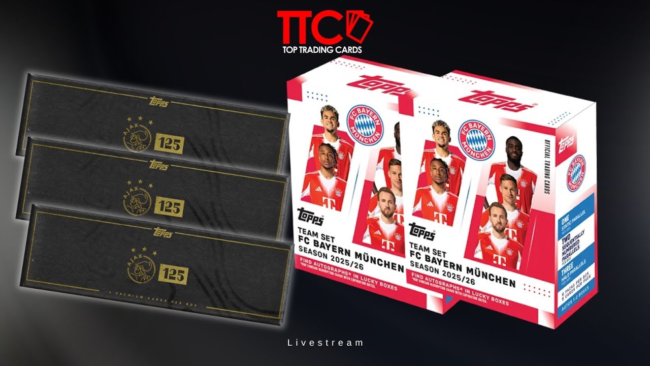 TTC BOX BREAK STREAM 🔥 TOPPS BAYERN TEAM SET RELEASE DAY + 125 YEARS AJAX AMSTERDAM 🔥 | 26.11.2025