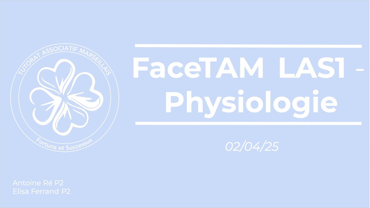 FT LAS 1 - Physiologie -  02/04/2025