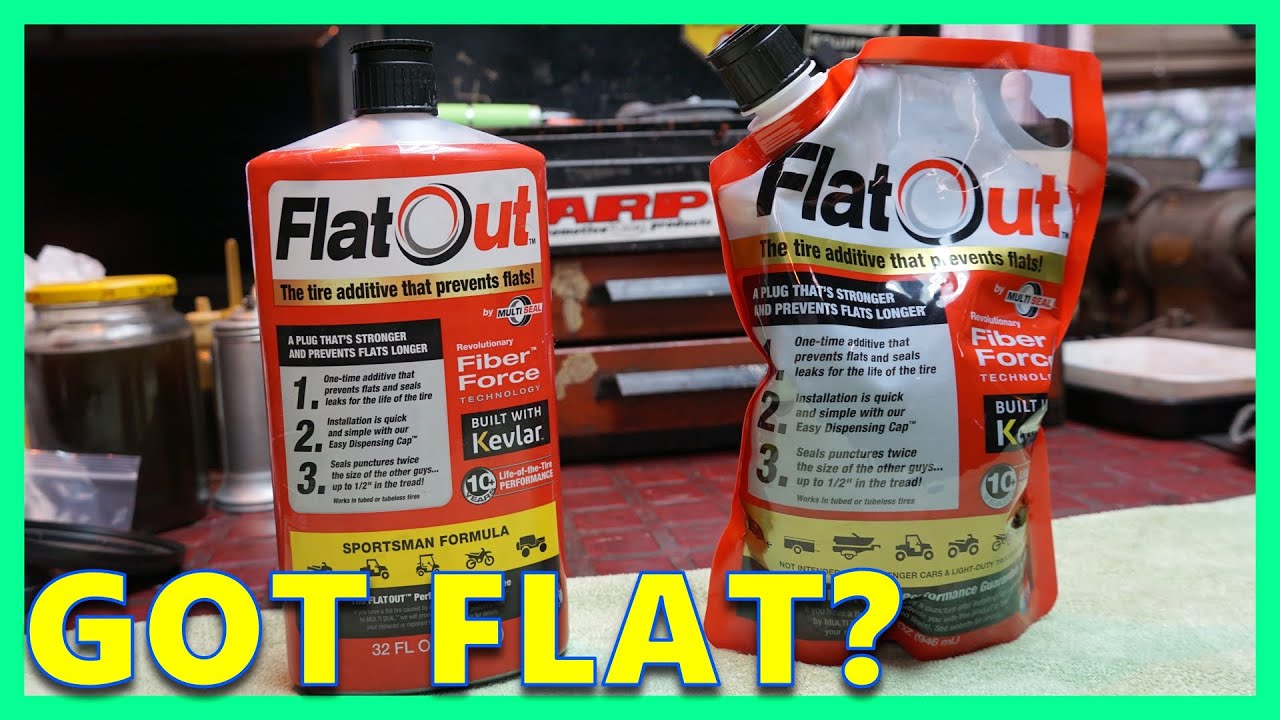 FLAT TIRE? TRY FLAT OUT (Small Equipment Formula) THE EASY WAY (Stuff I Buy)! Flat Out Review