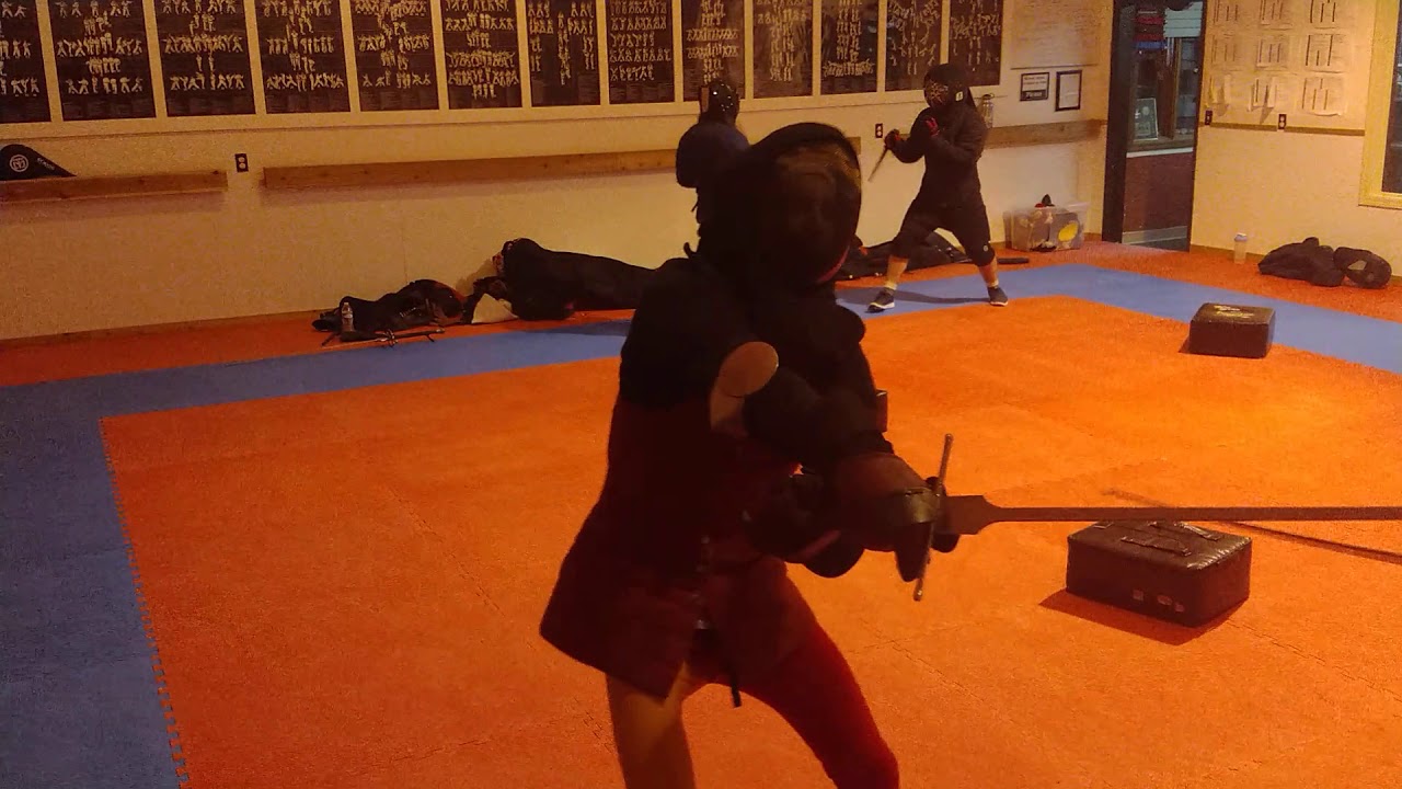 Sparring at Zornhau Alaska, Longsword and Dagger