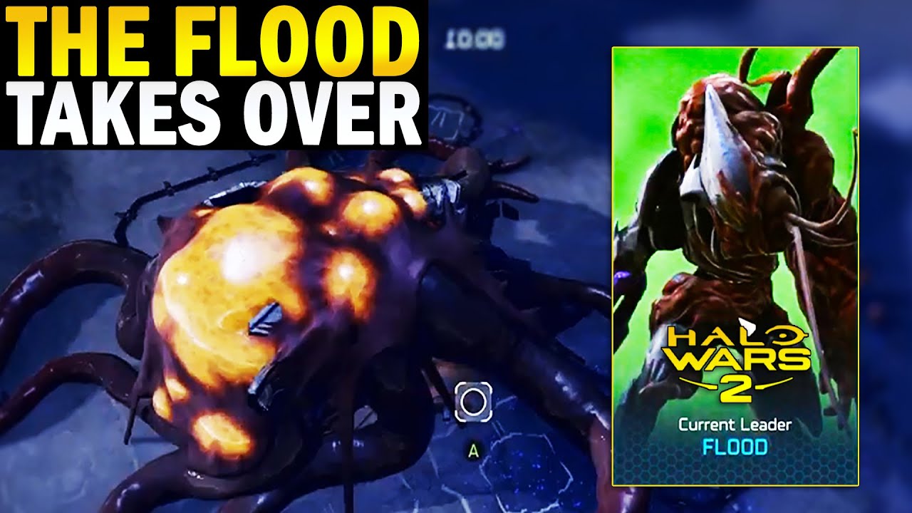 Playing as the Flood Faction in Halo Wars!