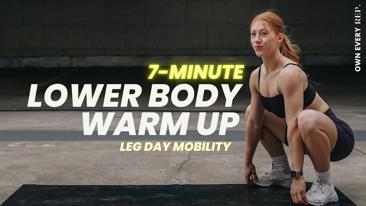 7 Min. Leg Day Warm Up |&nbsp;Lower Body Warm Up |&nbsp;Gym & Home Workouts |&nbsp;No Equipment, Follow Along