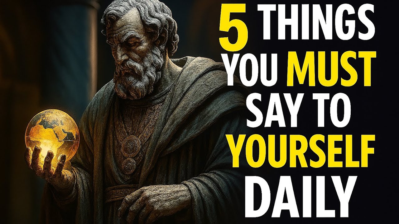 5 Things You MUST Say to Yourself Daily | Stoic Wisdom