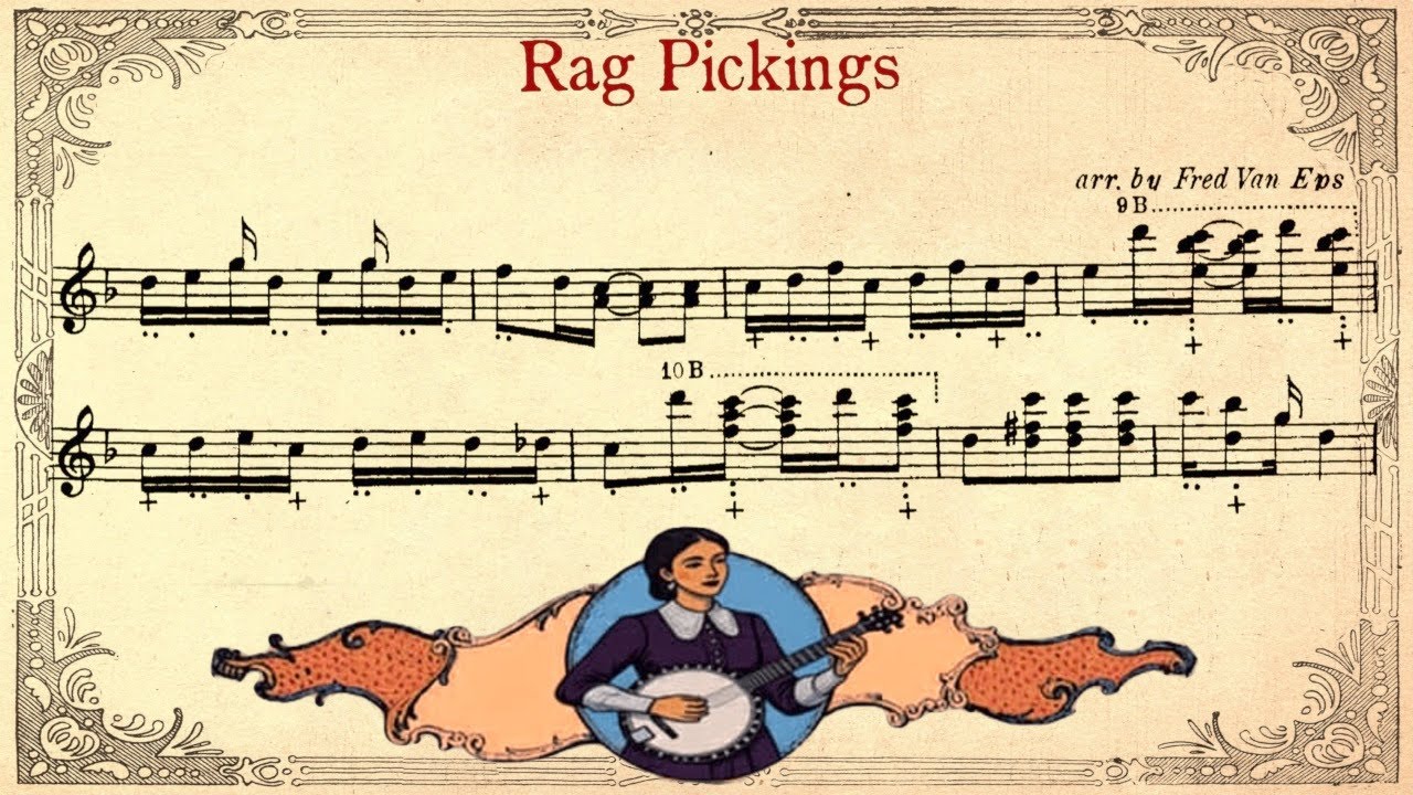 Rag Pickings (1898) Ragtime Banjo by George Lansing