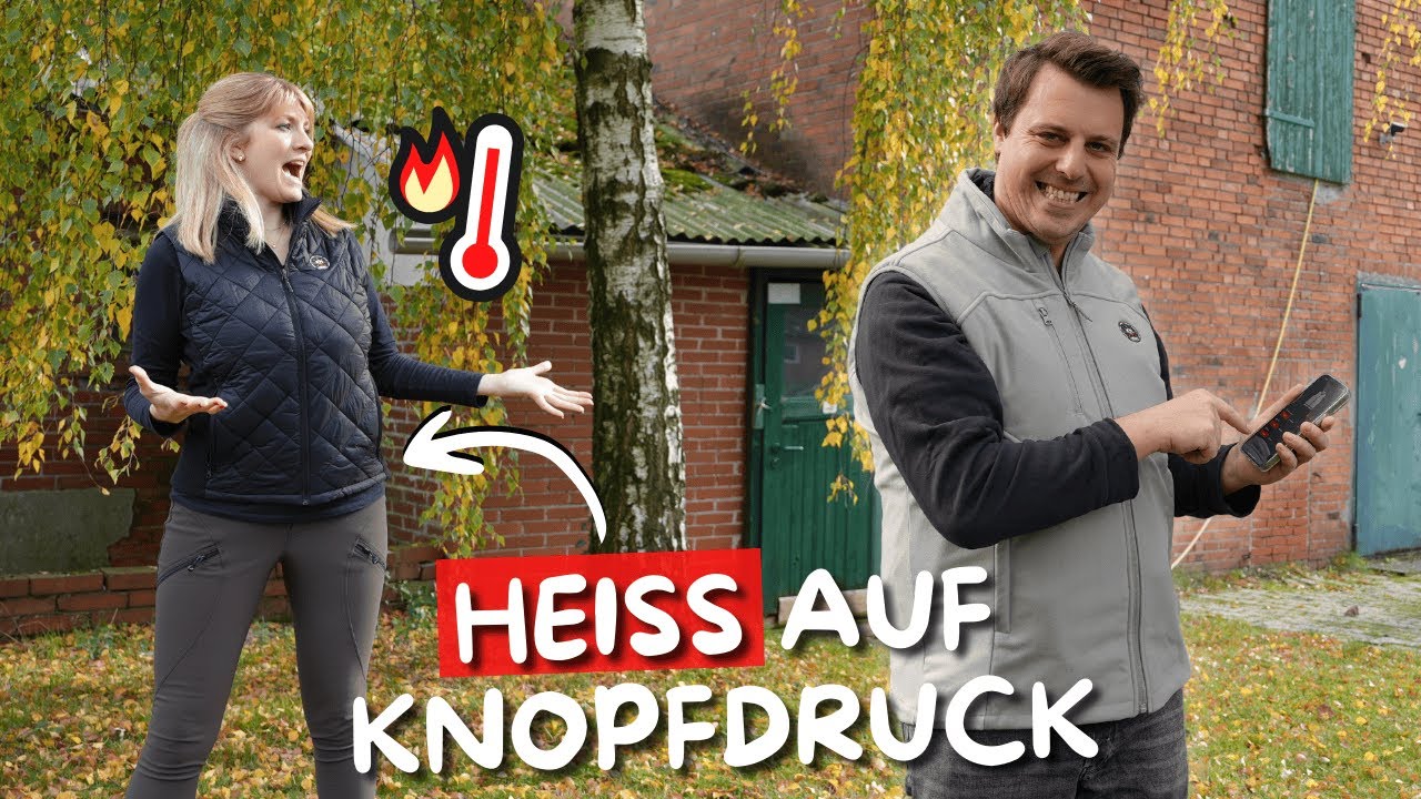 Johanna auf Knopfdruck heiß 🔥 Nicht mehr frieren im WINTER 🥶beheizte Kleidung