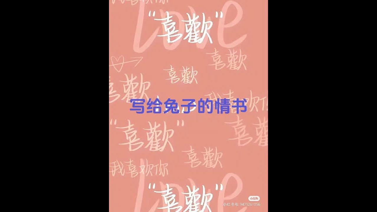 《写给兔子的情书》