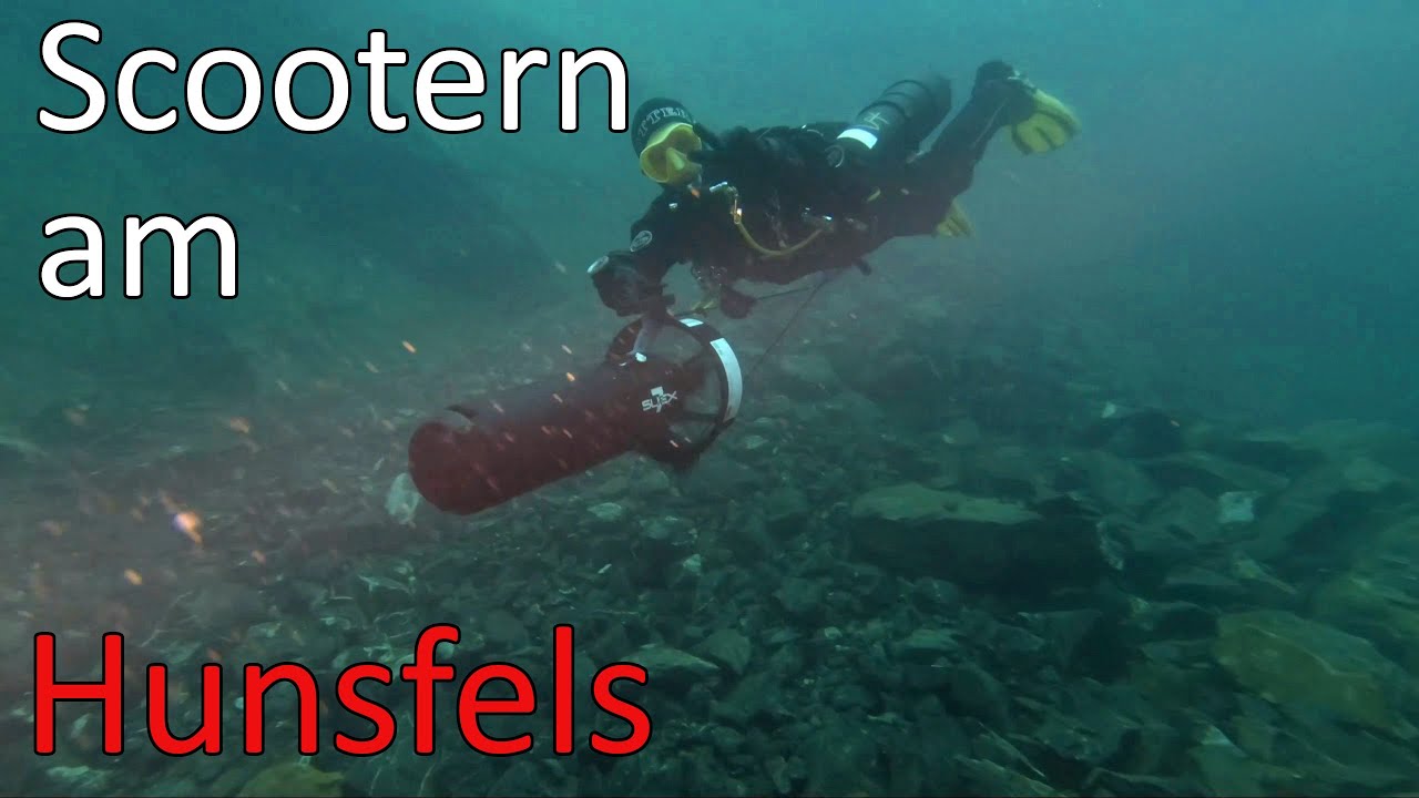 Scootern am Hunsfels | Tauchen Stromberg | Sidemount | DPV SUEX SEVEN