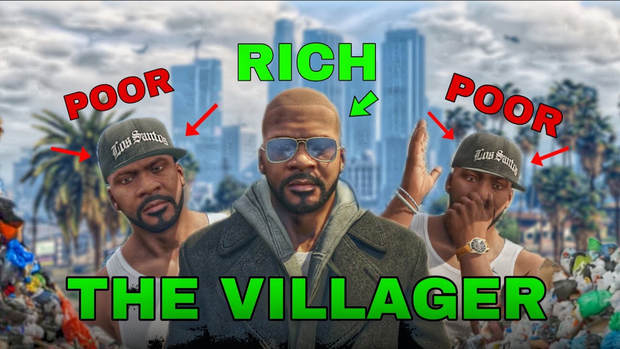 FRANKLIN THE VILLAGER IN GTA5 PS5