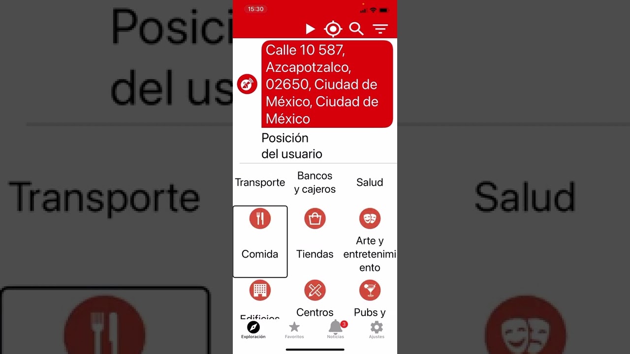 Conociendo aplicación Lazarillo GPS accesible en iOS Con apoyo de ￼ VoiceOver￼